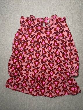 Tea Collection Poetic Ruffle Dress in a Nazar Floral Print Size 4
